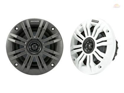 KM 4"  (100mm) коаксиална високоговорителна система. Графит / Бял