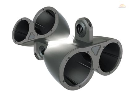 КА 6,5" (165 мм) двойни корпуси за високоговорители - празни