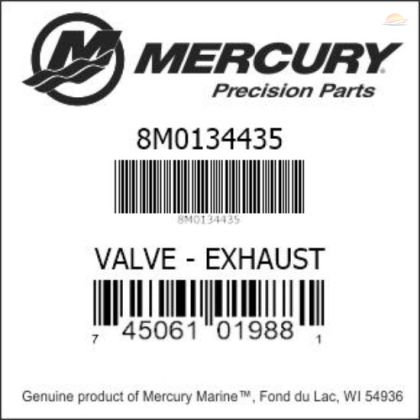 Изпускателен клапан Mercury 8M0134435
