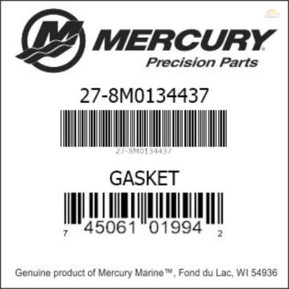 Гарнитура на цилиндрова глава Mercury 27-8M0134437