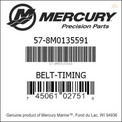 Ангренажен ремък Mercury 57-8M0135591