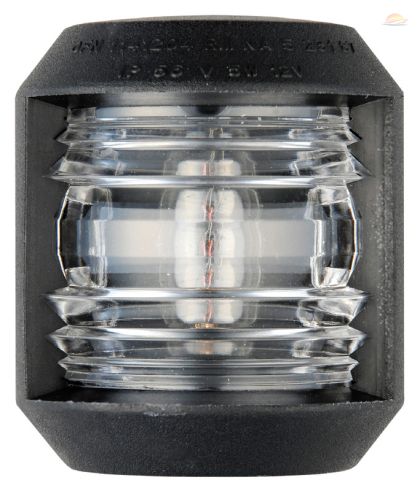 Навигационна светлина Osculati Utility 88, черна, кърмова 135° бяла – 11,412,04