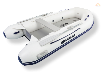Надуваема лодка Quicksilver 320 AirDeck – надуваем под AirDeck, бял цвят