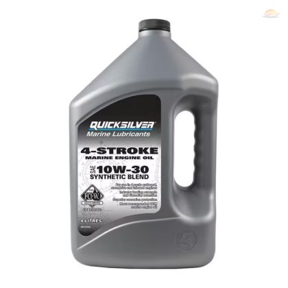 Полусинтетично масло Quicksilver 4T 10W-30, 4 л 92-8M0152564