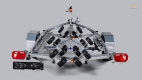RESPO 1350V651 Multiroller Braked Boat Trailer – up to 6.3 m