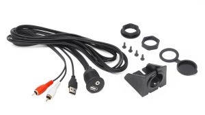 HMA USB AUX IN - EXTENSION CABLE WATERPROOF 2MT