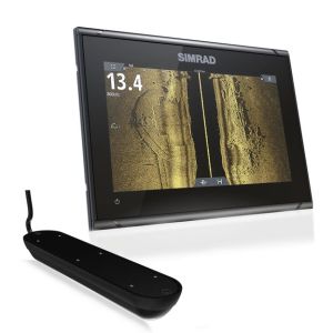 SIMRAD GO9 XSE - с активен 3-в-1 преобразувател за изображения + радар Halo20+