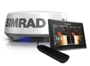 SIMRAD GO9 XSE - с активен 3-в-1 преобразувател за изображения + радар Halo20+