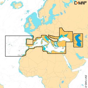 Карта C-MAP Discover – Южна Европа