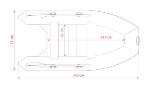 Надуваема лодка GLADIATOR C370AL – детайл 6