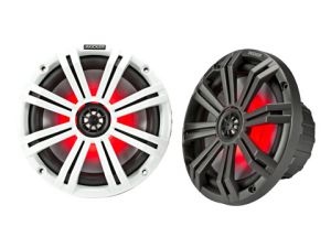 KM 8" (200 mm) коаксиална високоговорителна система с LED. Графит / Бял