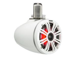 KM 6.5" (165 mm) Tower Coaxial Speaker System - White/ Charcoal