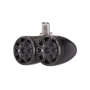 КМ 6.5" (165 mm) Dual Tower Coaxial Speaker System Charcoal / White