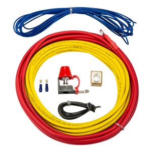 Комплект за захранване на морски усилвател 4AWG и 8AWG калайдисана безкислородна филцова материя