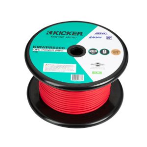 КМ 8AWG захранващ кабел - 60 метъра /200 фута/ червен / жълт