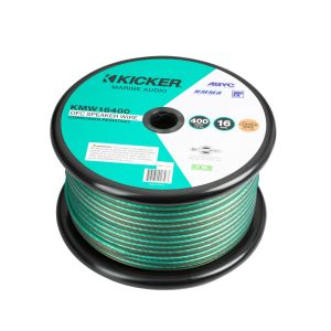 КМ кабел за високоговорители 16AWG | Калайдиран безкислороден кабел 400 фута / 120 м