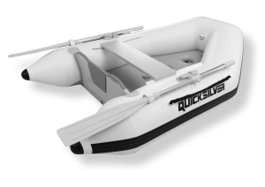 Надуваема лодка Quicksilver 200 Tendy SL – сгъваем под, бял цвят