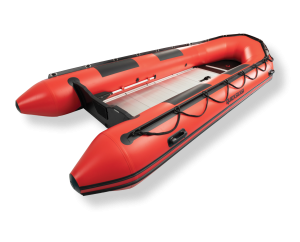 Надуваема лодка Quicksilver 470 Sport HD – алуминиев под, тъмносив цвят