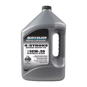 Полусинтетично масло Quicksilver 4T 10W-30, 4 л 92-8M0152564